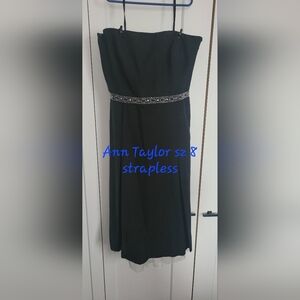 Ann Taylor strapless dress